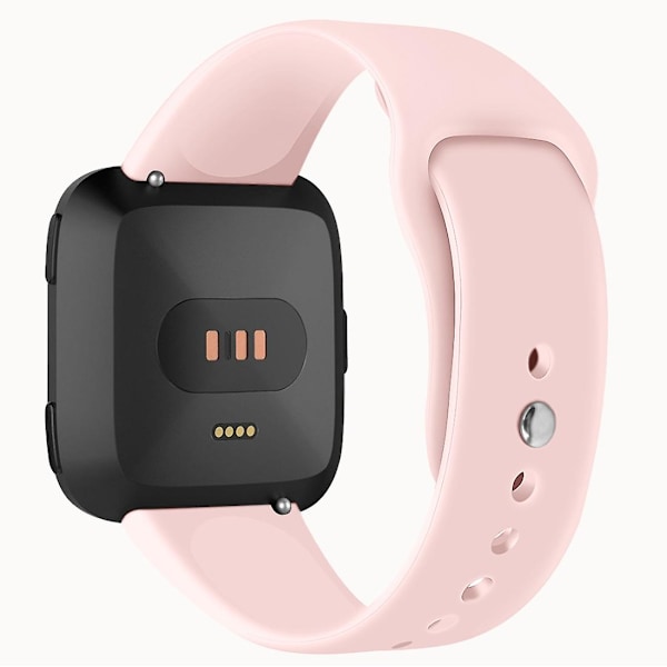 Silikone Rem til Fitbit Versa 2 Fitbit Versa Fitbit Versa Lite - Størrelse:L Pink