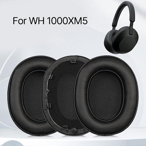 Øreputer for Wh 1000xm5 Hodetelefoner Støyisolerende Memory Foam Øreputer