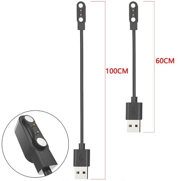 Power Laddningsställ USB laddningskabel Dockbasfäste för Colmi i30 100cm