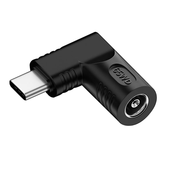 Type-c DC-strømstik-stik Type-c han til DC-hun-adapterkonverter 6.5x1.4mm