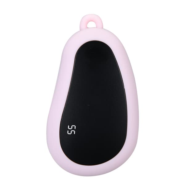 Håndvarmer USB lommestørrelse, Bluetooth-tilkobling tillater videostrømming (rosa)