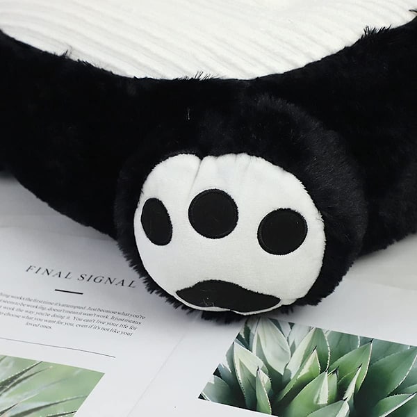 Plysj lenestol for barn Babysitting Støttesofa Utstoppet dyredukke Barnesofa Setepute Plysjmøbler (panda)