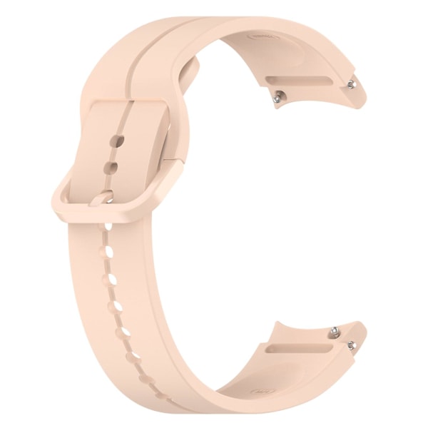 For Samsung Galaxy Watch6 / Watch6 Classic / Watch 5 / 5 Pro / Watch3 41mm Silikon Groove Watchband 20mm Watch Rem Pink