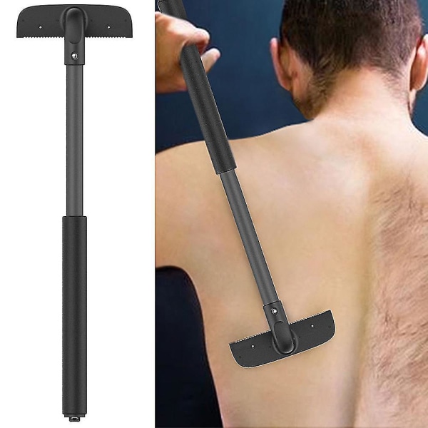 Back Razor Mænd, Justerbar Ryg Hår Barbermaskine Hårfjerning For Mænd Og Body Razor Body Razor Mænd, Back Shaver våd eller tør