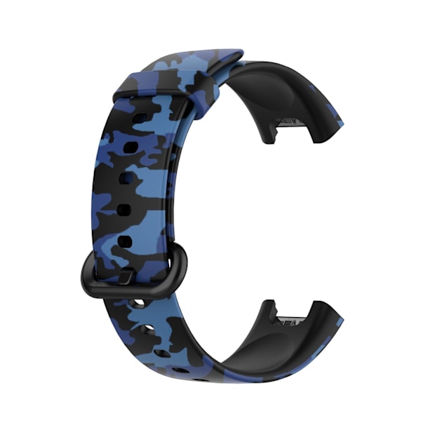 Mønstret printet urrem i silikone, justerbar smart watch rem til Xiaomi Redmi Watch/Mi Watch Lite Blue G Other Xiaomi Models