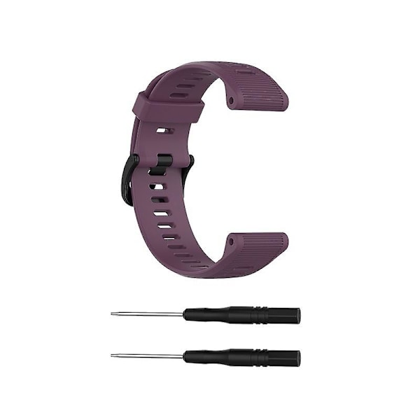 Silikonarmband för Garmin Forerunner 945 (vit) för Garmin Forerunner 945 Purple
