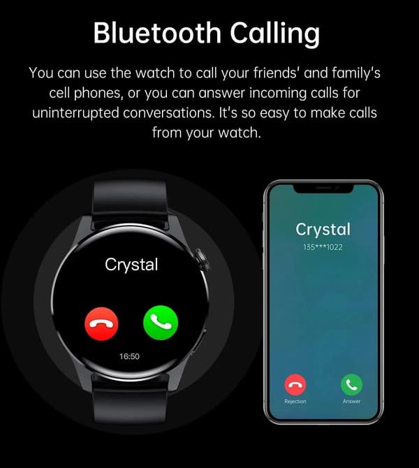 Smartwatch I29, Bluetooth-opkald Ip67 Vandtæt Fitness Tracker til Android Ios (Blå)