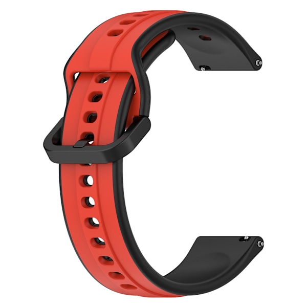 Konveks Loop Silikonrem for Huawei Watch GT2 42mm Red Black