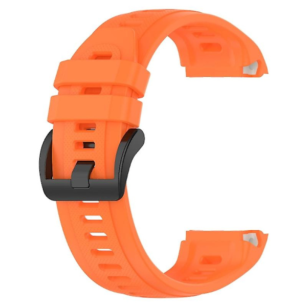 Silikonarmband för Approach S70 42mm 47mm Svettsäkert bälte justerbart band Orange 42MM