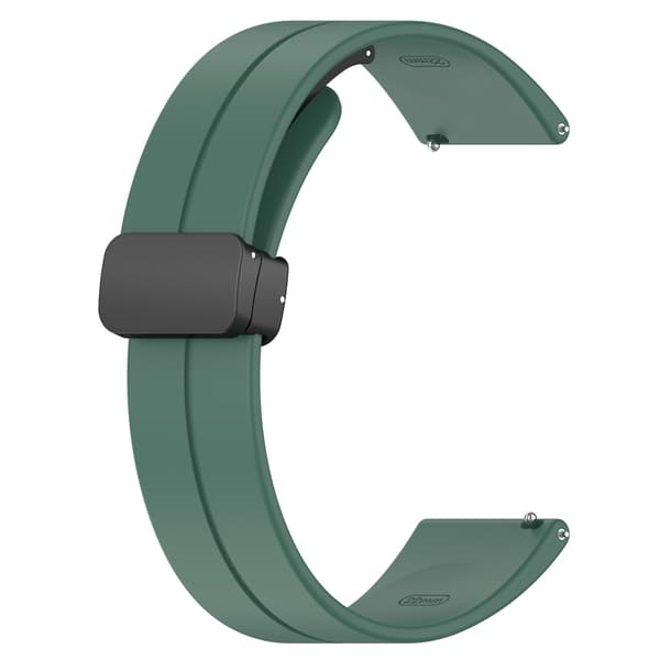 Rem til Redmi Watch 5 Active/Lite, 22 mm blød silikone (kompatibel, mørkegrøn)