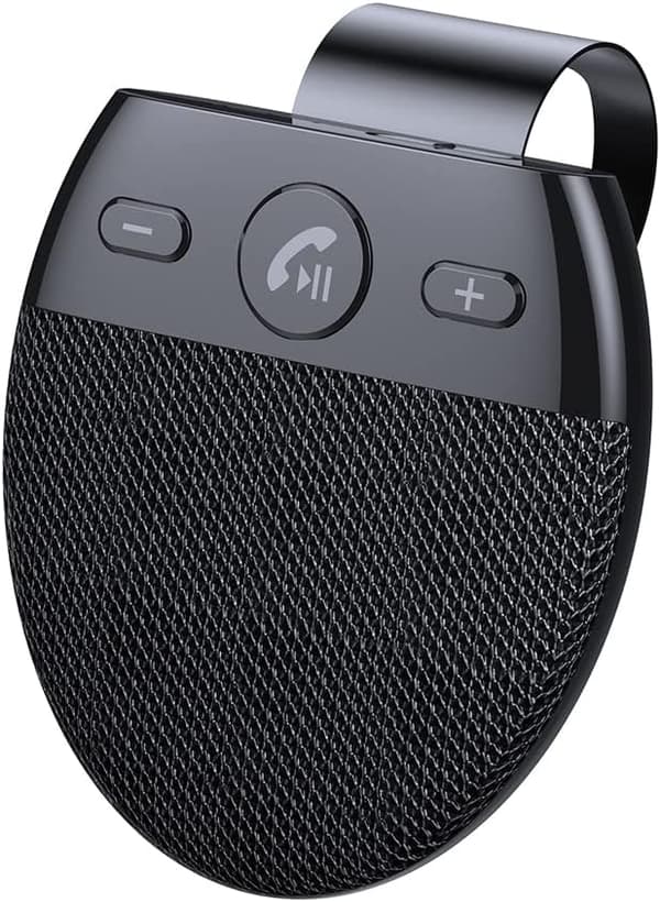 Bilhögtalartelefon, Solskydd Bluetooth 4.2 Handsfree Ljudkit E