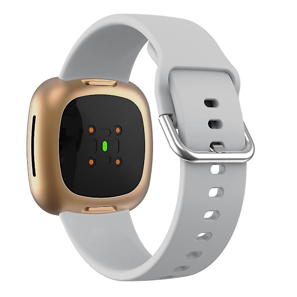 For Fitbit Versa 3 Silikon Rem Grey