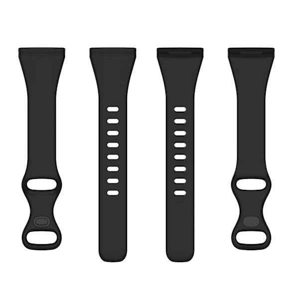Til Fitbit Versa 4 / Versa 3 / Sense TPU-urrem L Black