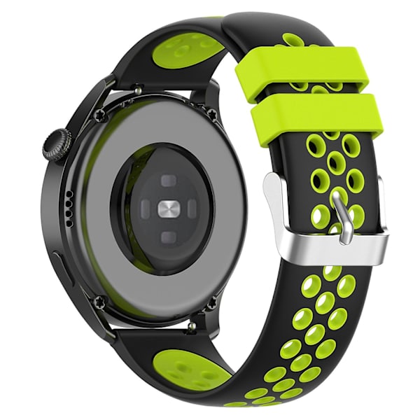 22mm klokkestropp med flere hull til Huawei Watch GT3 46mm/Samsung Gear S3 Frontier/Classic Multicolor G Samsung Gear S3 Classi
