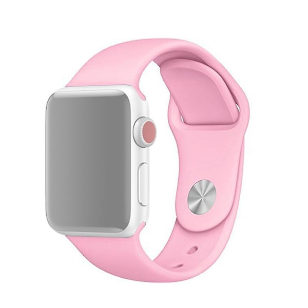 Smart Watch Band för Apple Watch Series 9/8/7 41mm/6/SE (2023)/SE(2022)/SE/5/4 40mm/3/2/1 38mm Dark pink H Apple Watch Series 9 4