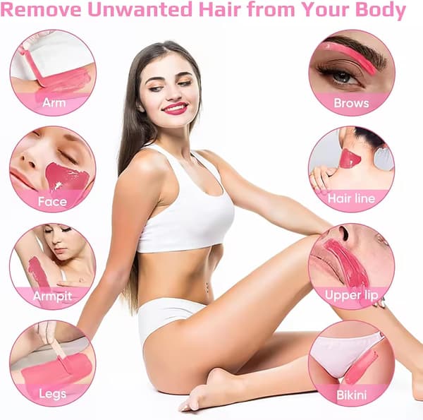 Elektrisk voksvarmer, med smart LED-display temperaturstyret strimmel (sort)