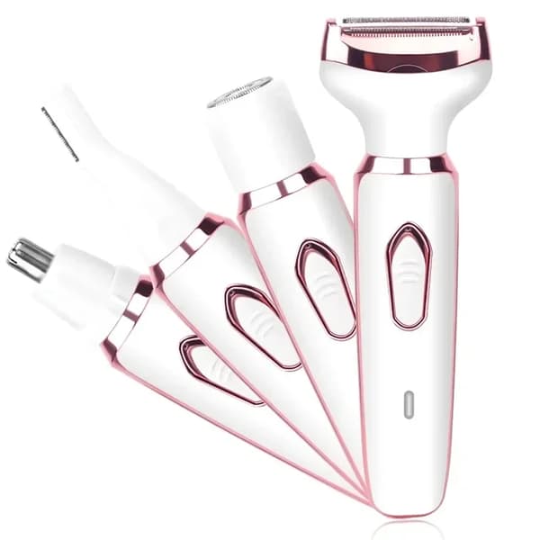 Hårtrimmer, 4-i-1 elektrisk epilator, bikinidepilator