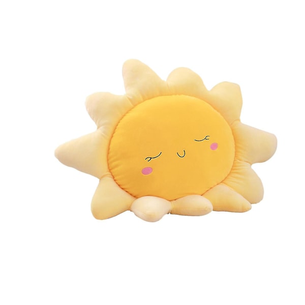 Skyer, solpute dun bomullsplysjpute Sunshine Pillow