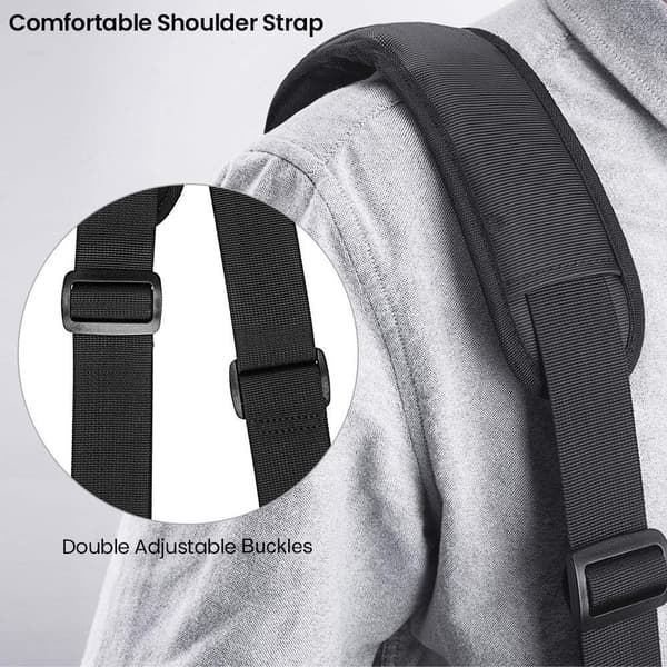 Laptopveske 360 Beskyttelse Polyester Multi-lomme Black 13.3 Inch