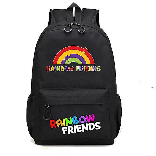 Rainbow Friends Ryggsäck Cartoon Student Skolväska Utomhus Resväska Skolsäsong Present Black 4