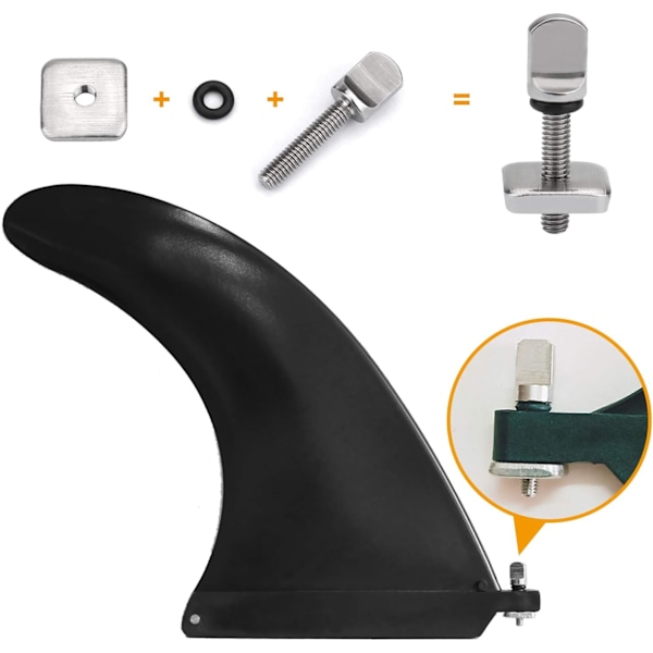 Surfboards Fine Screw - 4 kappaletta ruostumattomasta teräksestä valmistettuja ruuveja