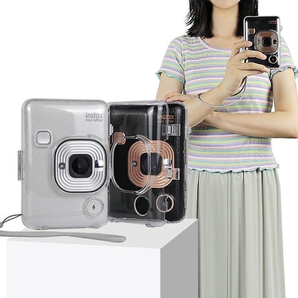 Case vaihto Fujifilm Instax Mini Liplay Retro Style -tyyliin Clear