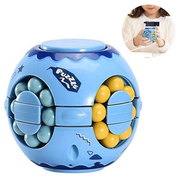 2 i 1 roterende spinner Magic Bean Infinity Cube Stress Relief Ball 2