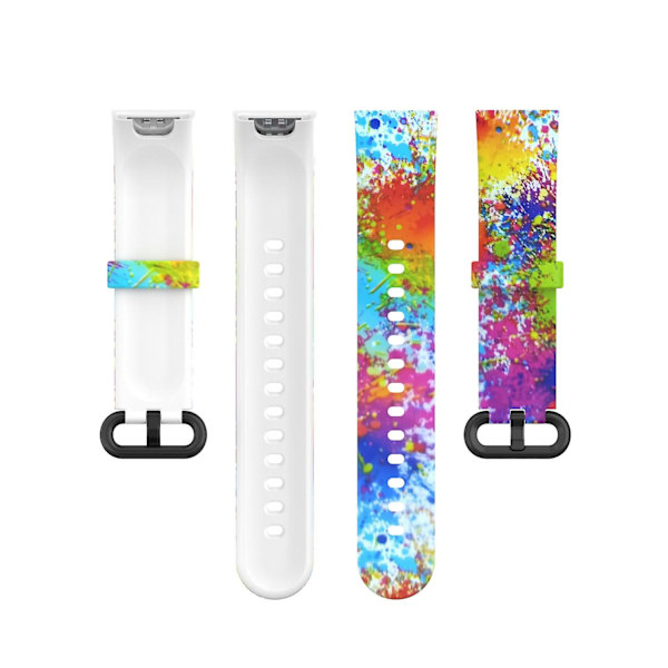Mønstret trykt urrem i silikone, justerbar smart watch rem til Xiaomi Redmi Watch/Mi Watch Lite Multicolor A Other Xiaomi Models