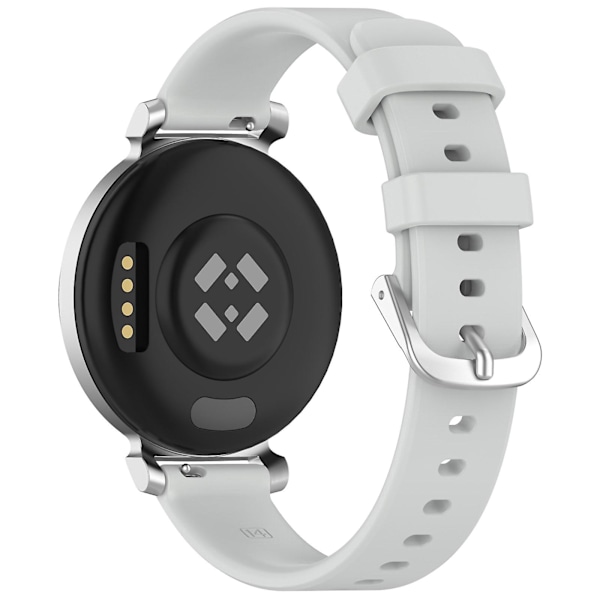 For Garmin Lily 2 Silikonurrem 14mm Vanntett Myke Erstatningsstropper Light Grey