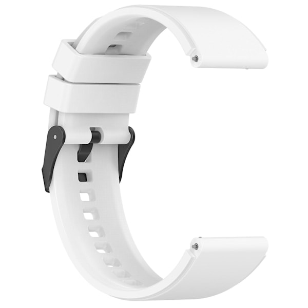 22mm säädettävä silikoniranneke Oppo Watch 4 Pro -kellolle White