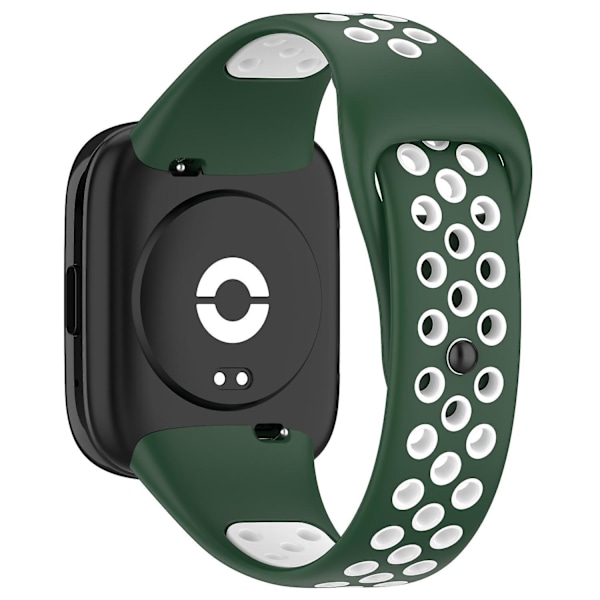 Tvåfärgade klockarmband i silikon med snabbkoppling till Xiaomi Redmi Watch 3 Lite/Watch 3 Active Multicolor H Xiaomi Redmi 3