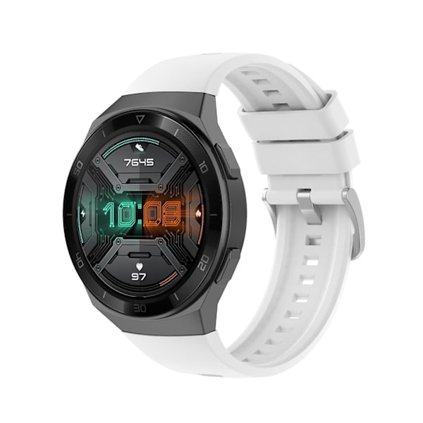 Høj kvalitet silikone urrem til Huawei Watch GT 2e White B Huawei Watch GT 2e