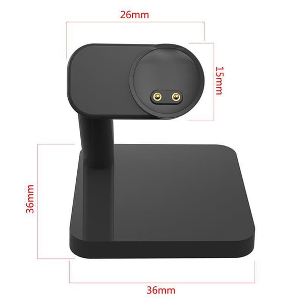 Opladerdock til Xiaomi Mi Band 7/6/5, 1m USB A-kabel (kompatibel)