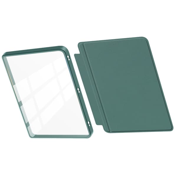 Etui - Til 7 tommer Kindle Paperwhite 12. generation 2024, Auto Sleep Wake, Split Etui (Mørkegrøn)