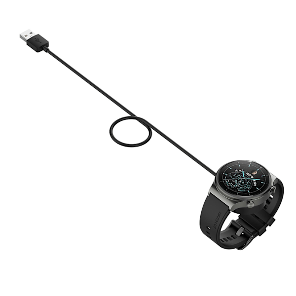 Opladerkabel til Watch til Gt3 Pro 46mm/43mm Usb Magnetisk Opladningsdockholder Black