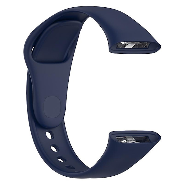 Silikoneurrem til Xiaomi Redmi Watch 3/Mi Lite Watch 3 Blød rem Hurtigudløser urrem Midnight Blue