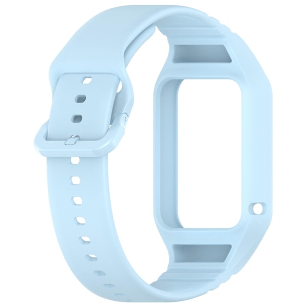 Til Xiaomi Smart Band 8 Pro - Let Justerbar Rem til Ur - Fleksibel Silikonerem - Rød Baby Blue