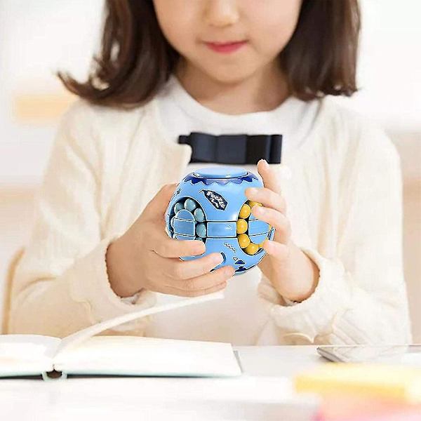 2 i 1 roterende spinner Magic Bean Infinity Cube Stress Relief Ball 2