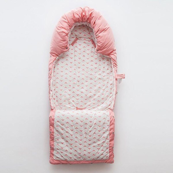 Baby makuupussi Vastasyntyneen paksuuntunut makuupussi peitto kirjekuori rusetti Pink M