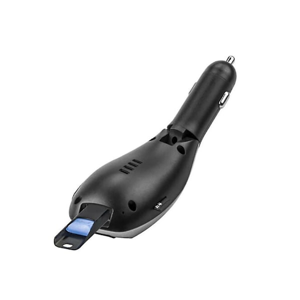 Bluetooth Bil MP3-afspiller med FM-sender og håndfri opkaldsfunktion (Sort)
