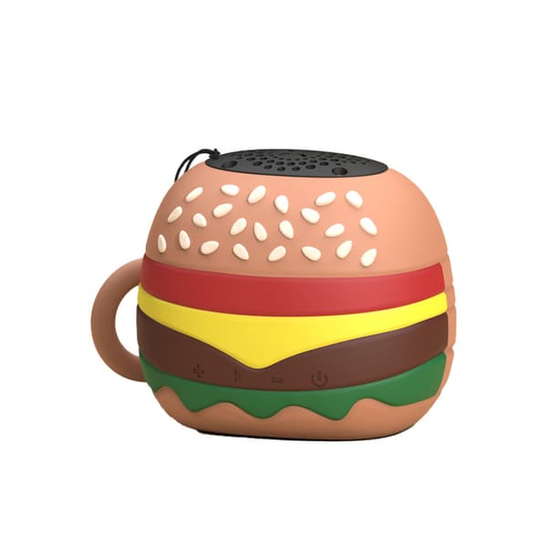 Bluetooth-högtalare Hamburgare, med USB-gränssnitt, stöder Bluetooth/TF-kort/FM
