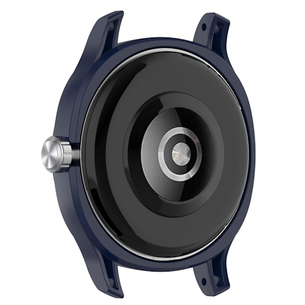 Anti-drop hårt klockfodral för Huawei Watch GT Cyber, ihåligt klockskydd för 22 mm fästrem Dark blue G Huawei Watch GT Cyber