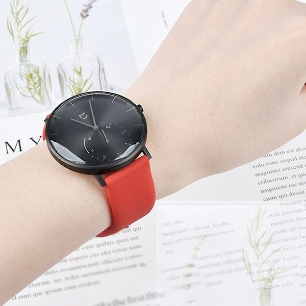 20mm silikonklokkearmbånd til Samsung Galaxy Watch6 Classic 47mm 43mm Vintage Rose