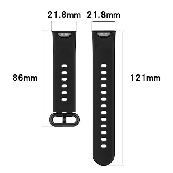 Silikoniranneke Xiaomi Mi Watch 2:lle Orange Color