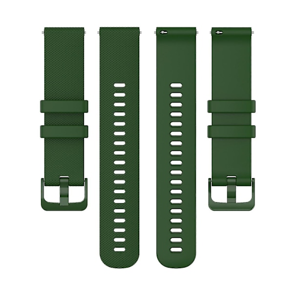 For Xiaomi Haylou Solar LS01/ID205/Willful SW021 Universal Grid Texture Replacement Turquoise, Army Green H Other Smartwatch Model