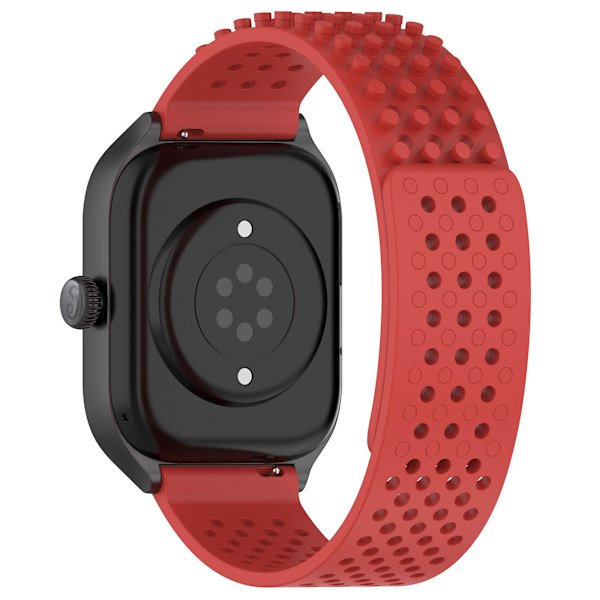 Silikonklockarmband 20mm Andningsbart Klockarmband För Garmin Vivoactive 5/garminactive 5/venu Sq 2 Red