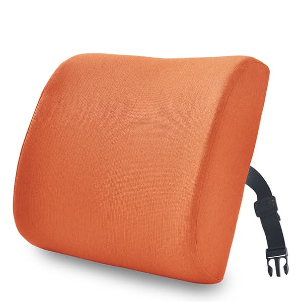 Svankstödskudde, halkfri andningsbar minnesskum (bomullslinne, orange)