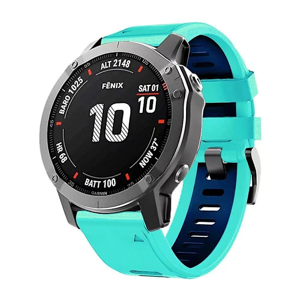 For Huami Amazfit Falcon/Coros Vertix Silikon Watchband Hurtigutløselig Rem Mint Green  Blue