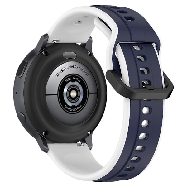 Til Samsung Galaxy Watch Active2 44mm 40mm Sport Remme Dobbelt 20mm Silikone Udskiftningsrem Multicoloured I I Samsung Galaxy Watch A