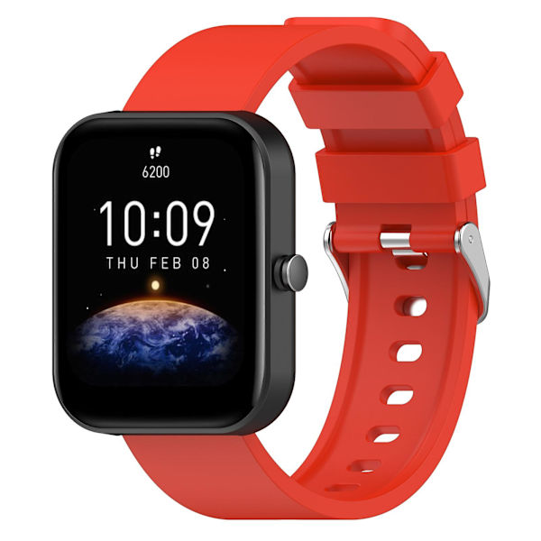 Silikoneurrem til Amazfit Bip 3 Red